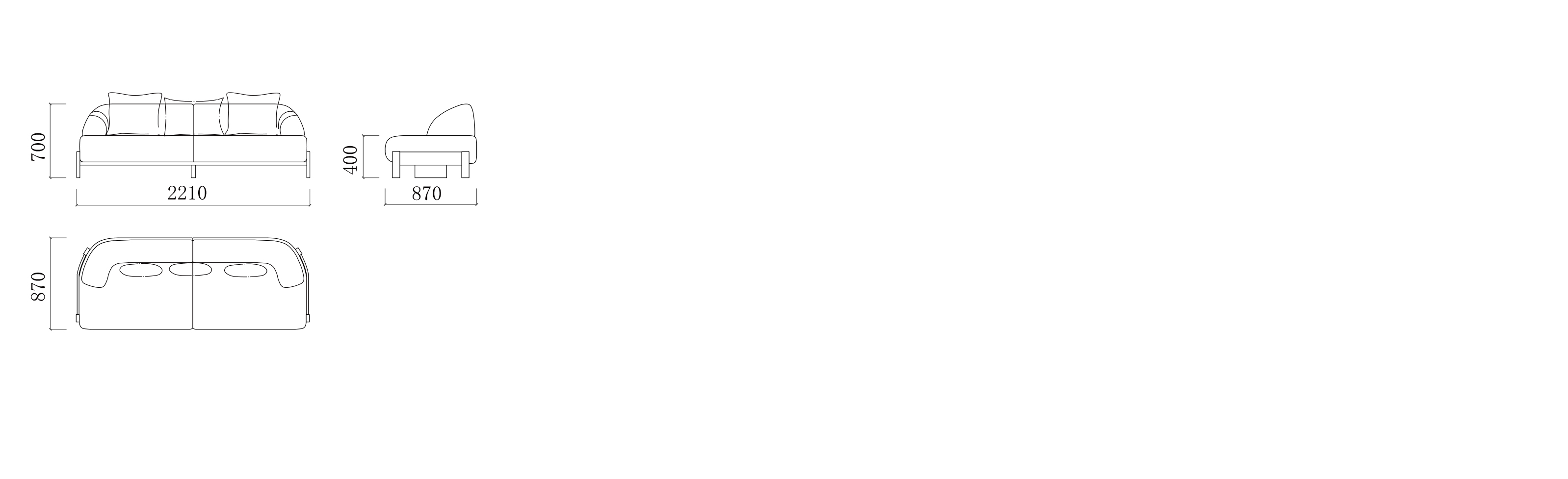 CH17 澄躍沙發 組合方式