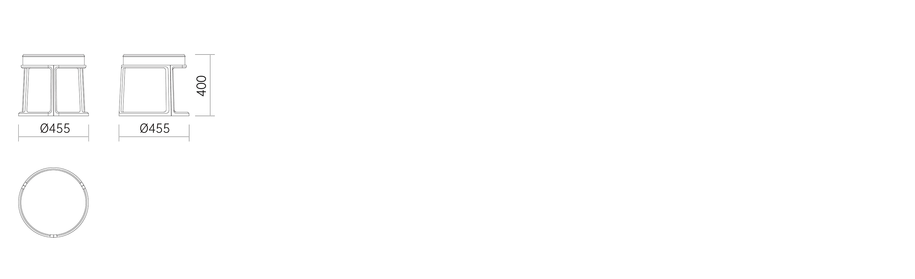 CRB04 圆凳 組合方式